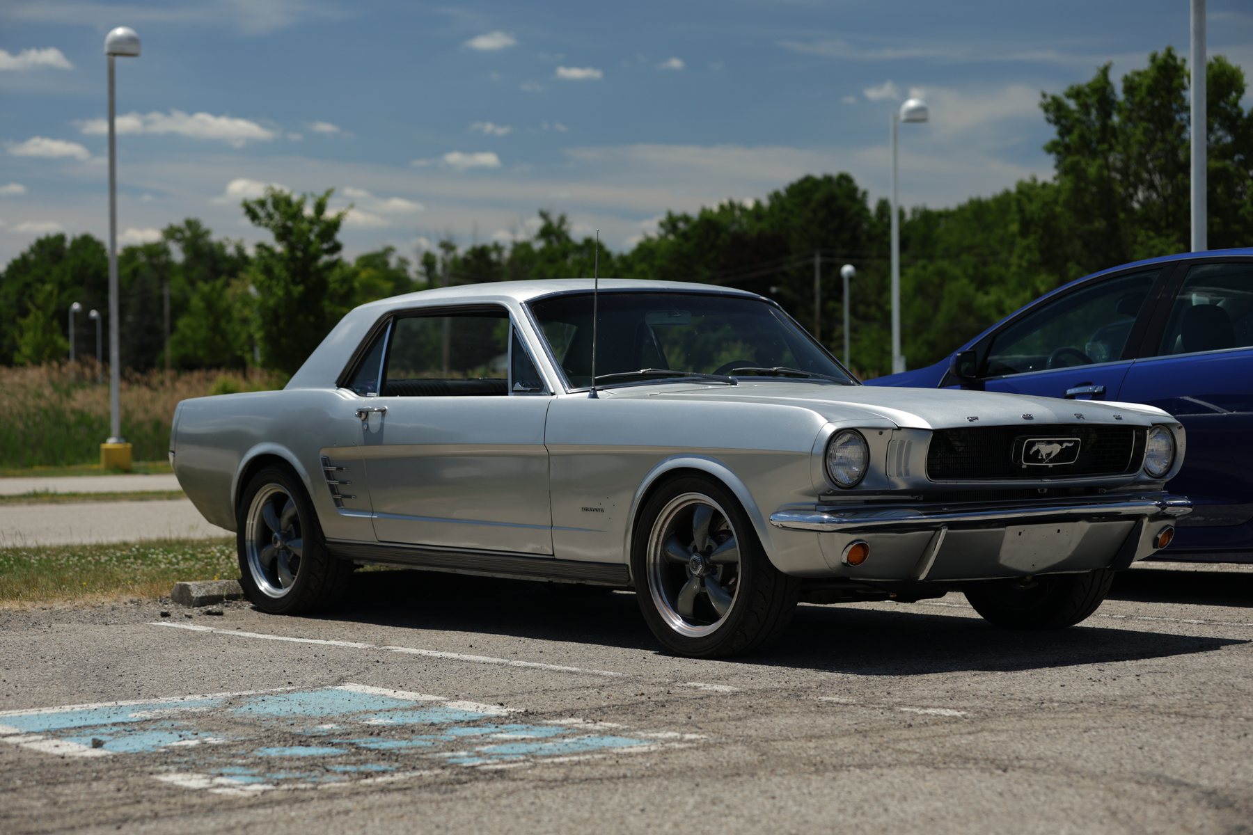 Classic car photographed in a product-style view.